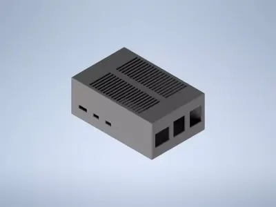 Case Rastpberry PI-5 3D model