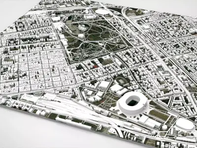 Varosliget park Budapest Hungary 3D model