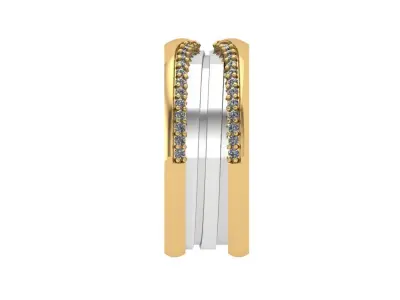 Bvlgari Ring 3D print model get