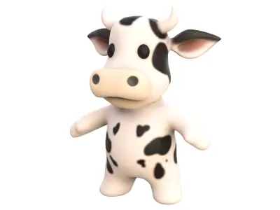 Little Animal Baby Animated Pack 01 Low-poly 3D model