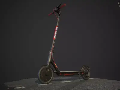 Electric Scooter 3D model