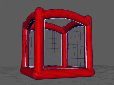3D inflatable child jump toy  Low-poly 3D model