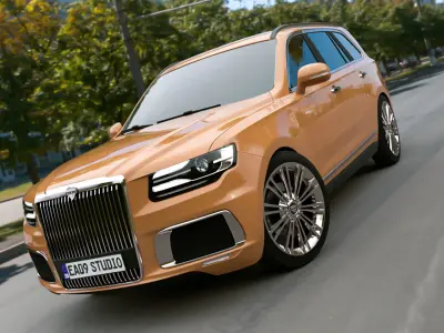 Aurus Komendant 2024 3D model