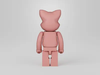 Bearbrick Cat 3D print model