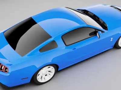 2013 Frod Mustang Shelby GT500 3D model