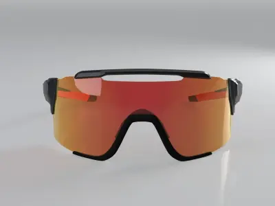 Smith Attack Mag sunglasses Low-poly 3D model