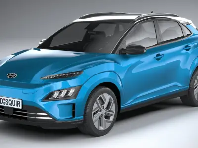 Hyundai Kona Electric 2021 3D model