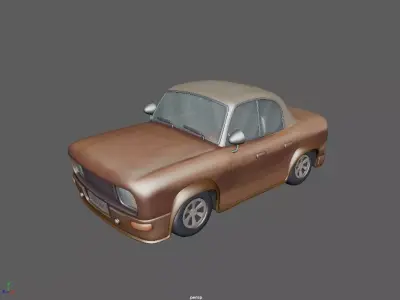 TOON Car 06 3D model