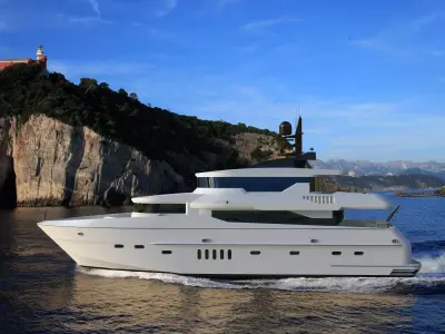 90 Foot Express Motor Yacht 3D model