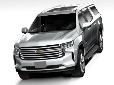 Chevrolet Suburban High Country 2021 3D model