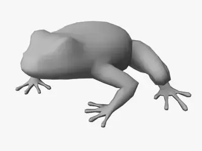 Low Poly Frog Low-poly 3D model