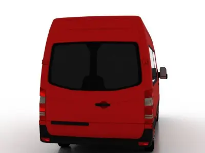 Mercedes Benz Sprinter L2H2 2009 Passenger UK 3D model