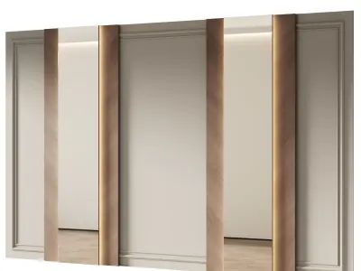 Decorative V55 Wall Panels 3D model
