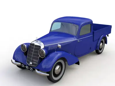 MERCEDES-BENZ 170V PICKUP 1947 3D model