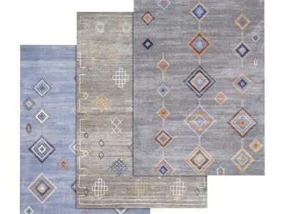 Rug Set 1445 3D model