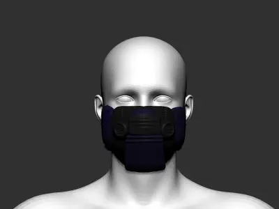 helmet high poly sculpt 3d printable ver 7 3D model 3D model 20