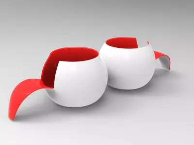 Luys Vase Low-poly 3D model