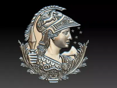 Engineering Symbol Roman Engenharia simbolo 3D print model