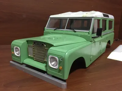 Land Rover 3series Wagon for 1 to 10 rc  3D print model 3D print model