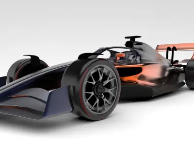 F1 2021 car 3D model