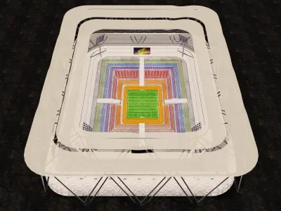 Soccer Stadium F 15 3D model