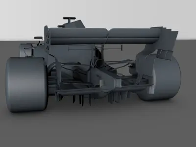 F1 car model 3D model