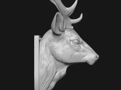 deer sculpture 3D print model
