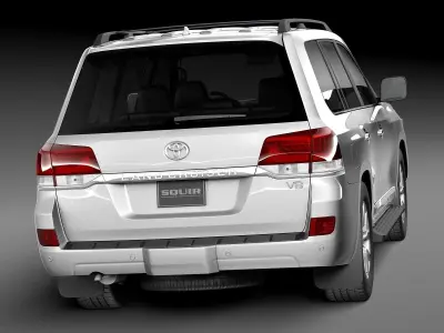 Toyota Land Cruiser 2016 3D model