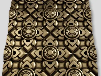 3D model CNC Wall Panel PT01  3D model