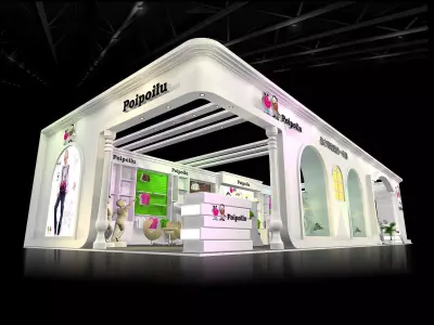 Exhibition - Area - 19X8-3DMAX2009-06 3D model