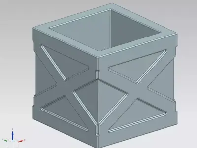 Box 20x20x20 Free 3D model