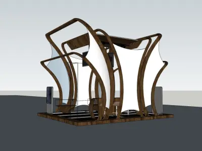 stall pavilion 3D model