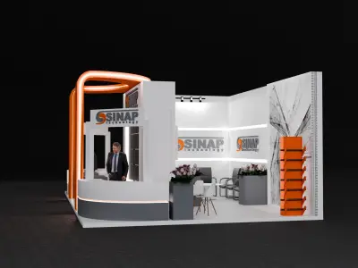 sinap exhibition 3D model