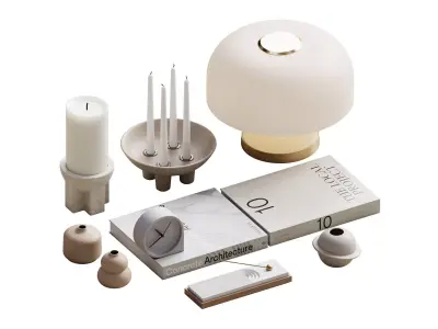 Decor Set 005  3D model