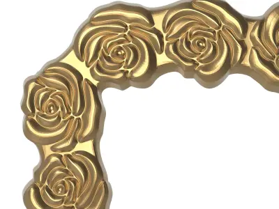 Carved Picture Frame 3D model