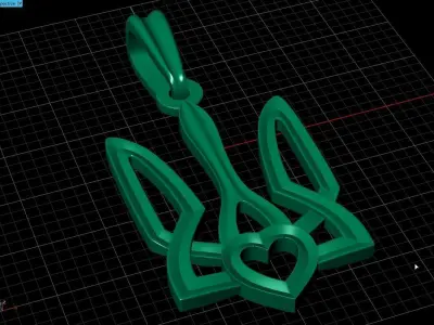 Ukrainian Trident 3D print model order