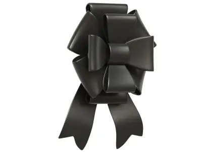 Christmas Bow Ribbon 46 Low-poly 3D model