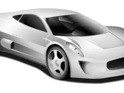 Racing Car 3D  Low-poly 3D model