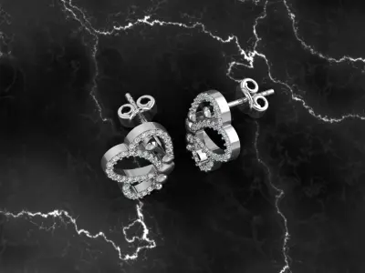 Jewelry Earring 3D print model