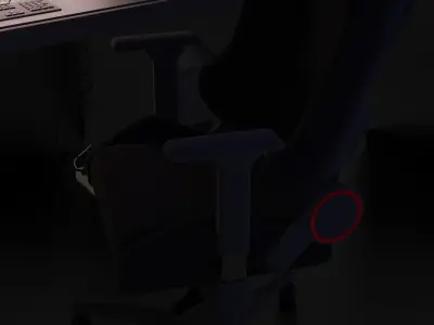 room scene  Low-poly 3D model