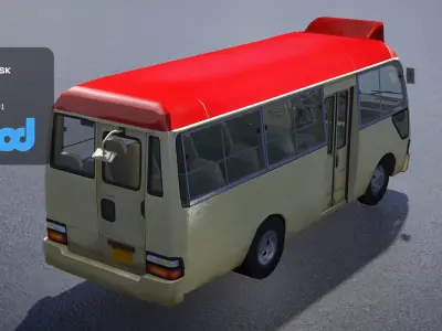 HK Van Left-Hand Drive 003 3D model