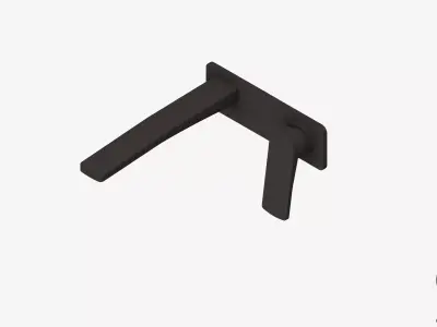 Wall Mixer Set - Luxury - Mako - Basin Low-poly 3D model