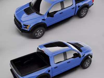 Frod F150 Raptor 2019 HQ 3D model