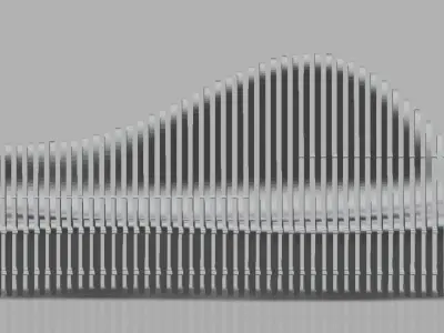 Bench for self-assembly 3D model