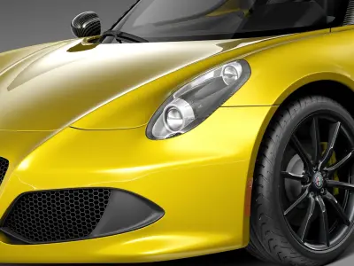 Alfa Romeo 4C Spider 2015 3D model