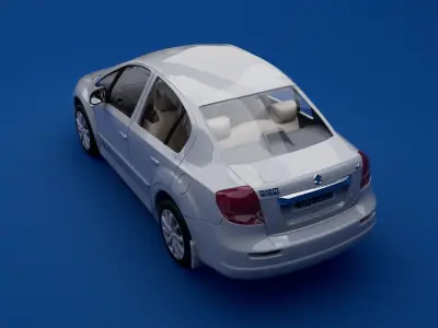 Suzuki Sx4 car 3D print model