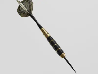 Darts arrow 3D model 3D model