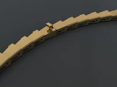 Bvlgari Snake Necklace  3D print model