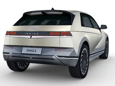 Hyundai Ioniq 5 2022 Low-poly 3D model