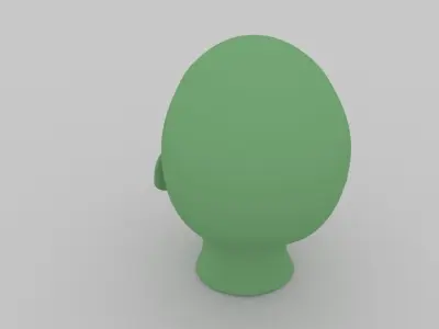 Female Head  3D model